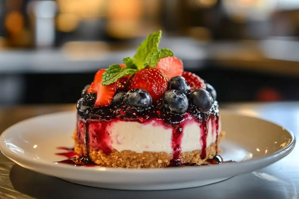 No-Bake Berry Cheesecake