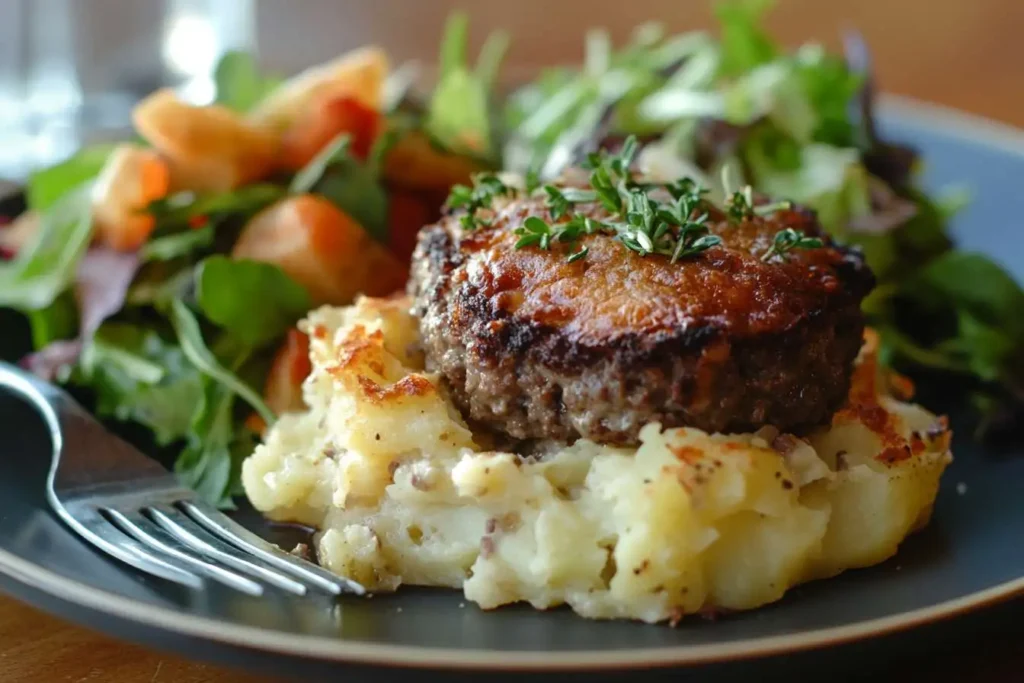 A Delicious Serving of Hamburger and Potato Casserole