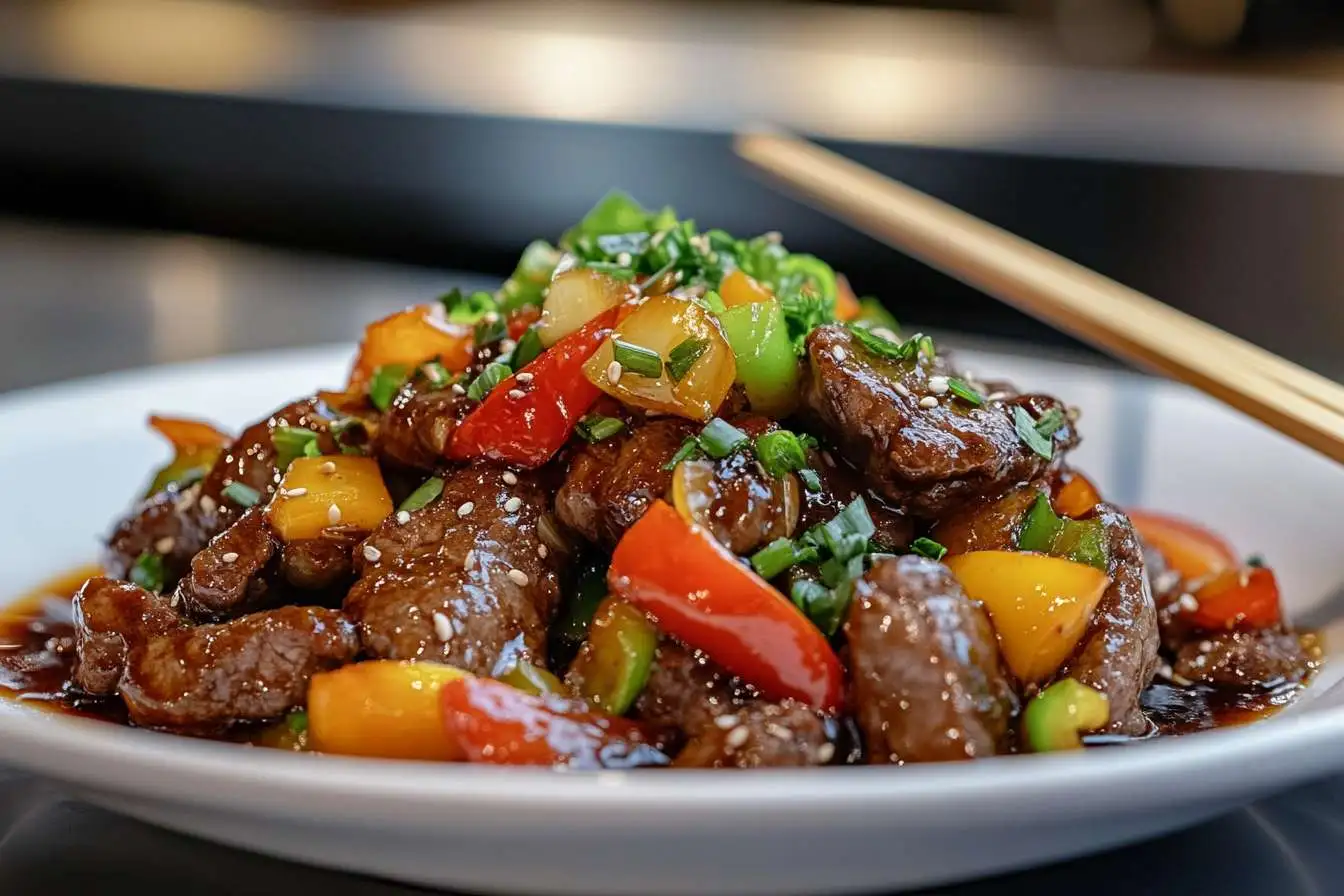 Chinese Pepper Steak with Onion – A Classic Asian Stir-Fry